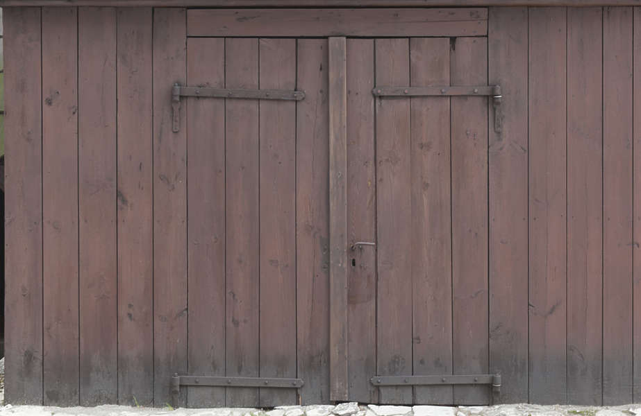 DoorsWoodBarn0044 - Free Background Texture - door barn wood old double